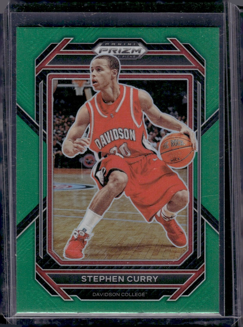 Stephen Curry Green Prizm 2023 Prizm Draft Picks #53 Golden State Warriors (1 of 2)