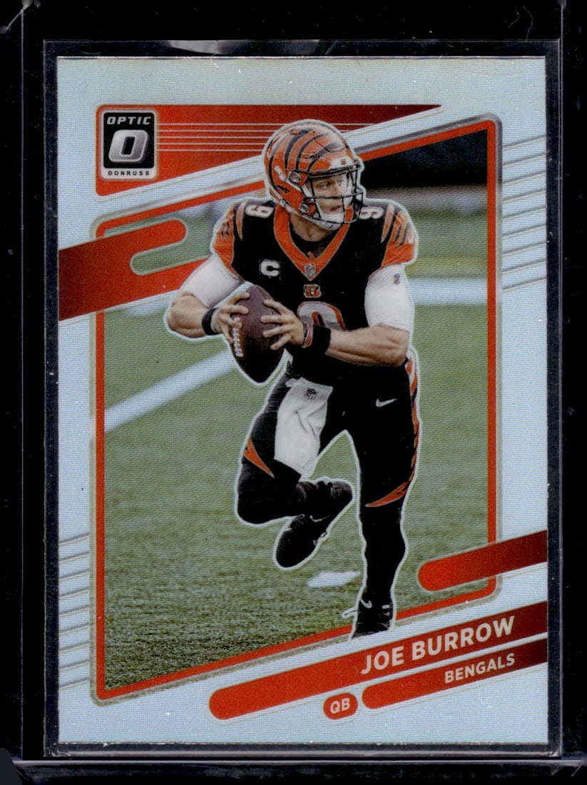 Joe Burrow Holo Prizm 2nd Year 2021 Donruss Optic #134 Cincinnati Bengals (1 of 2)