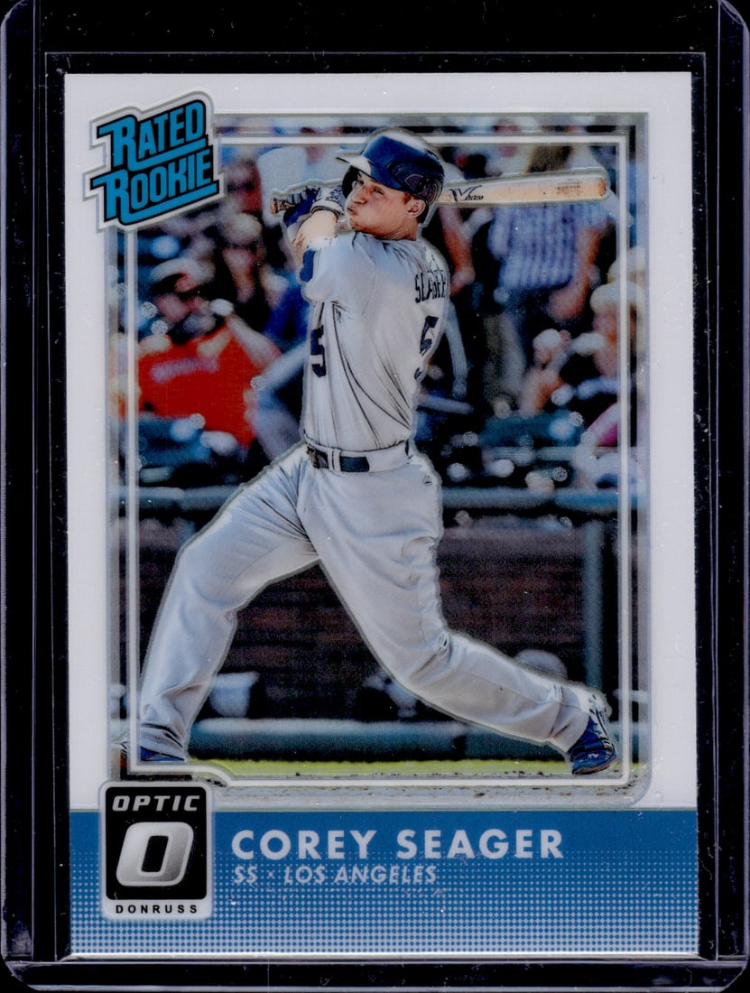 Corey Seager Rookie Card Holo Prizm 2016 Donruss Optic #32 (1 of 2)