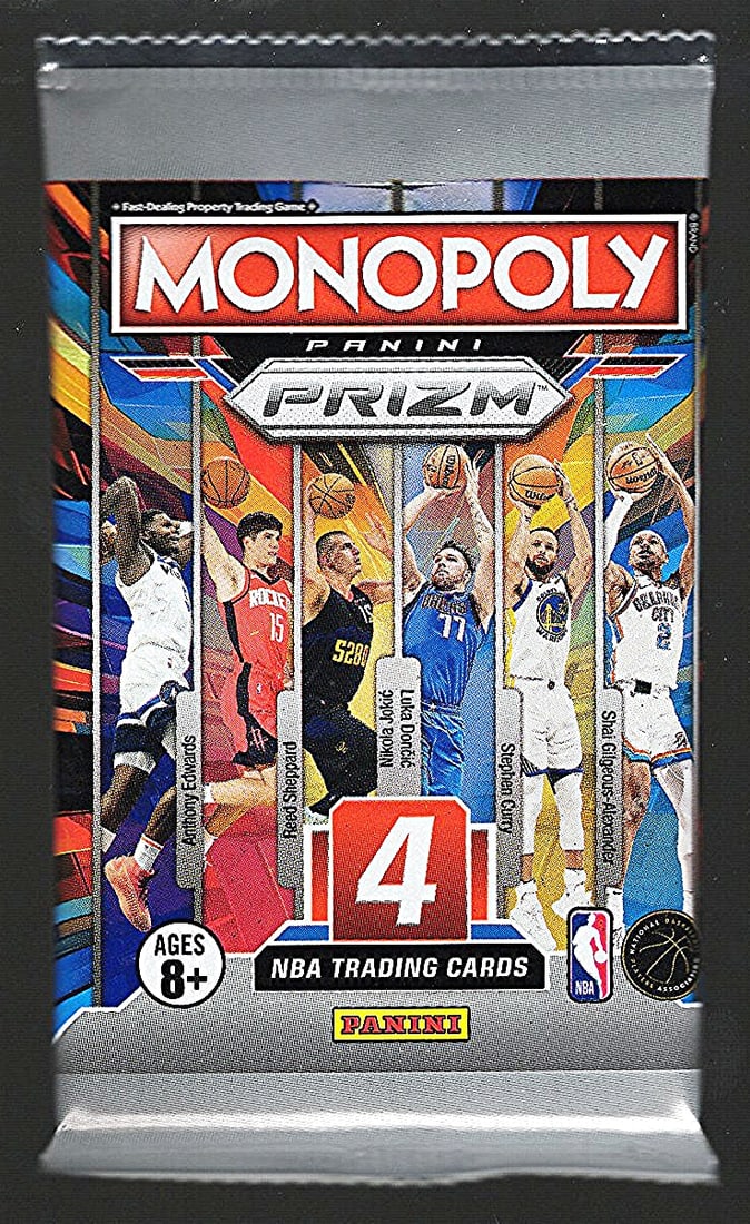 2024-'25 Panini Prizm Monopoly Basketball Card Blaster Box Pack Sports Card: Panini Prizm Basketball NBA Trading & Sports Cards,Victor Wembanyama Jayson Tatum, Jalen Brunson, NBA Trading Cards, Sports Cards, Shai Gilgeous-Alexander, Anthony Edwards, Jayson Tatum, Steph Curry, 