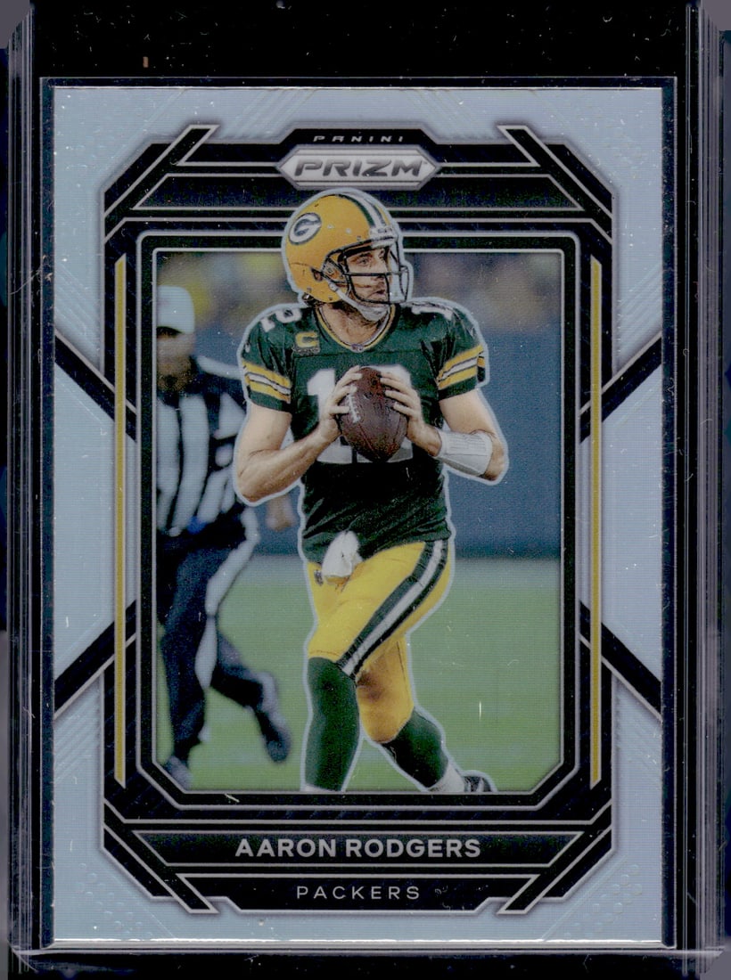 Aaron Rodgers Silver Prizm 2022 Panini Prizm #103 Packers, Steelers (1 of 2)