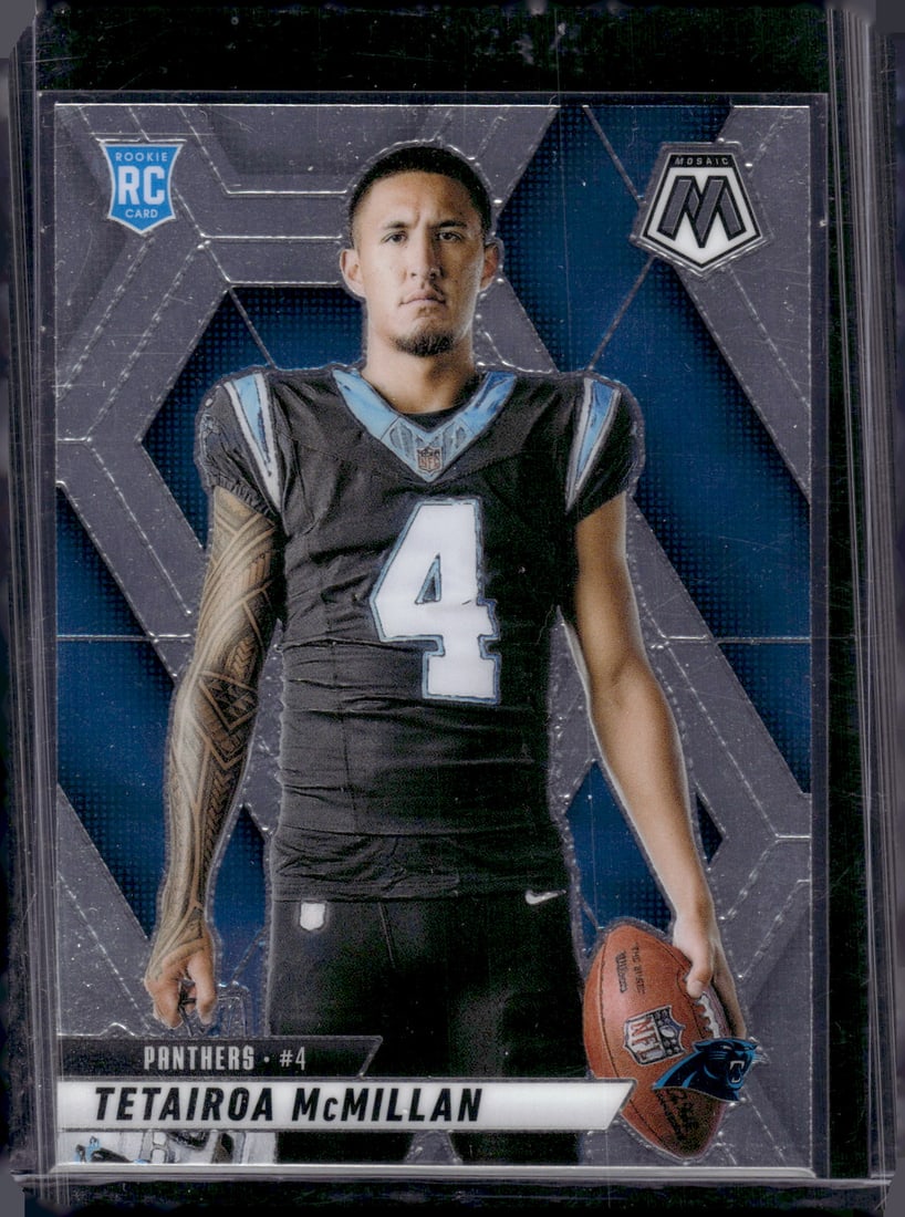 Tetairoa McMillan Rookie Card Variation 2025 Mosaic #274 Carolina Panthers: Panini Select, Prizm, Mosaic, Contenders, Zenith, Phoenix, Illusions, Absolute, Rookie NFL Sports Trading Cards, SP, SSP, Cards, Football Cards for Sale Near Me, Superbowl & Hall of Fame Player Cards,