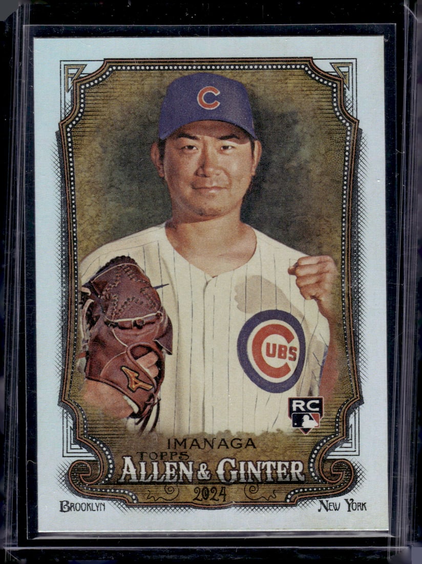Shota Imanaga Rookie Card Silver Hotbox Foil 2024 Allen & Ginter #181 Chicago Cubs: Topps Baseball MLB Trading & Sports Cards, Sports Cards for Sale Near Me, World Series & Hall of Fame Players Memorabilia, Refractors, X-Fractors, Numbered, SP, SSP, Valuable Auction Memorabilia Lots