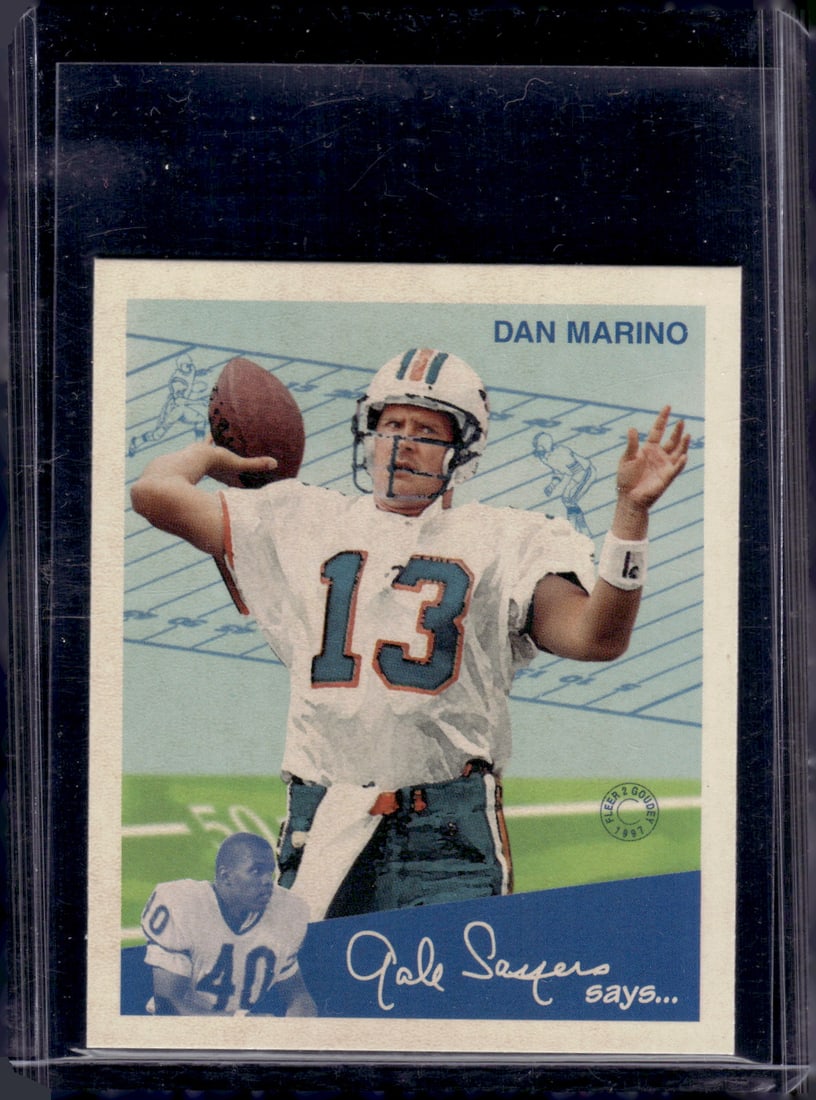 Dan Marino 1997 Fleer Goudey #13 Miami Dolphins (1 of 2)