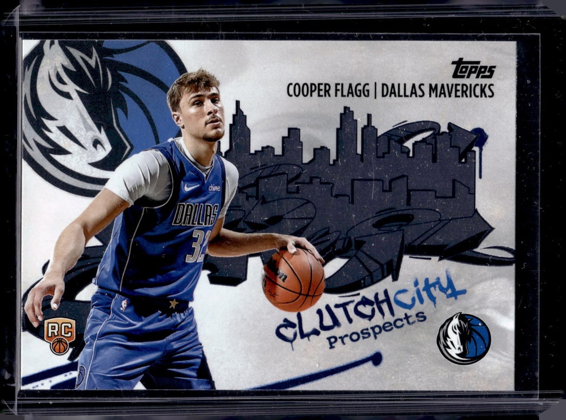 Cooper Flagg Rookie Card Clutch City Prospects 2025-26 Topps #CC-1 Dallas Mavericks (1 of 2)
