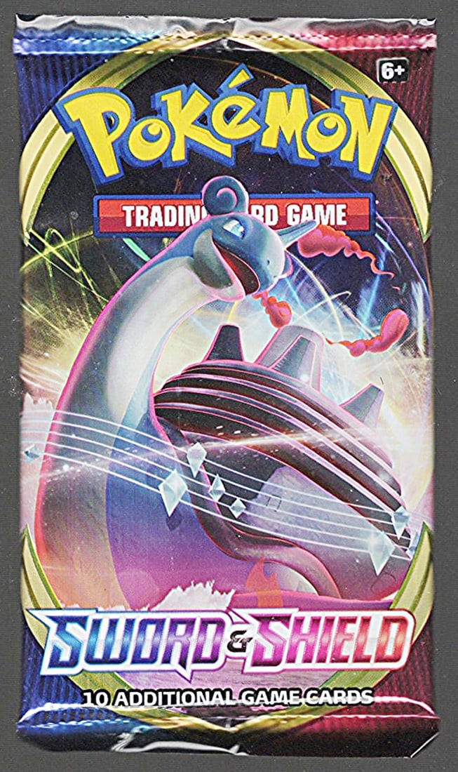 2020 Pokemon Sword and Shield 10 Card Booster Pack, TCG, Charizard, Evee, Pikachu (1 of 1)