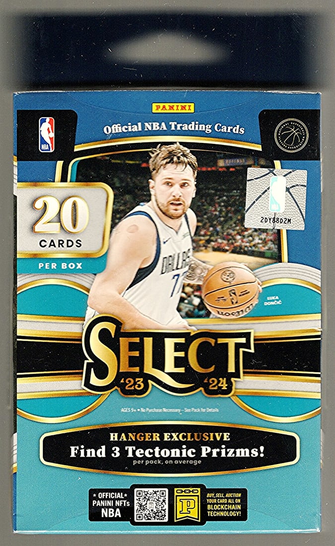 2023-24 Panini Select Basketball HANGER BOX - Victor Wembanyama, Steph Curry 3 Tectonic Prizms (1 of 1)