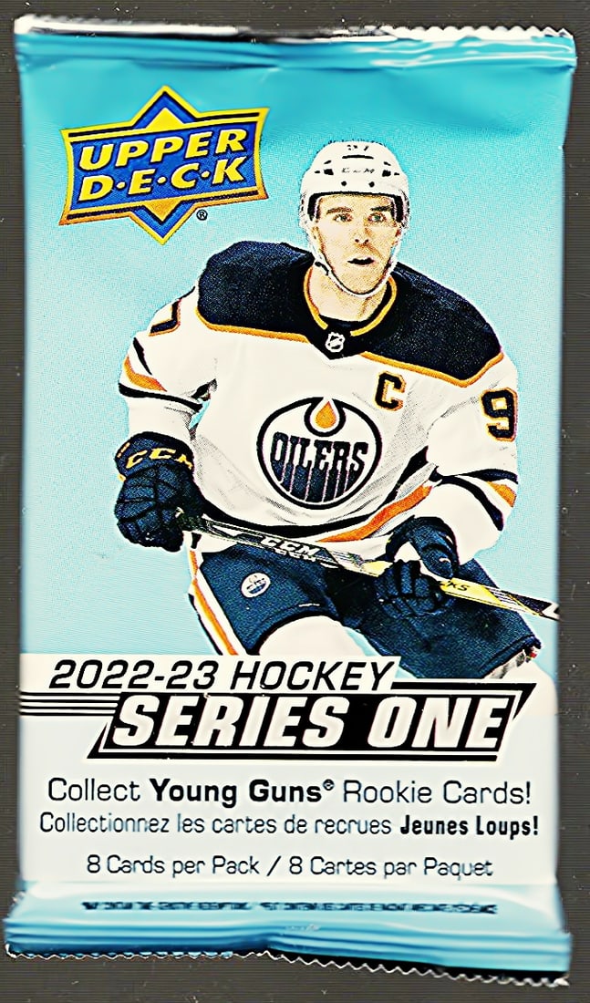 2022-23 Upper Deck SERIES 1 Hockey BLASTER BOX PACK - Collect Young Guns Rookie Cards (1 of 1)