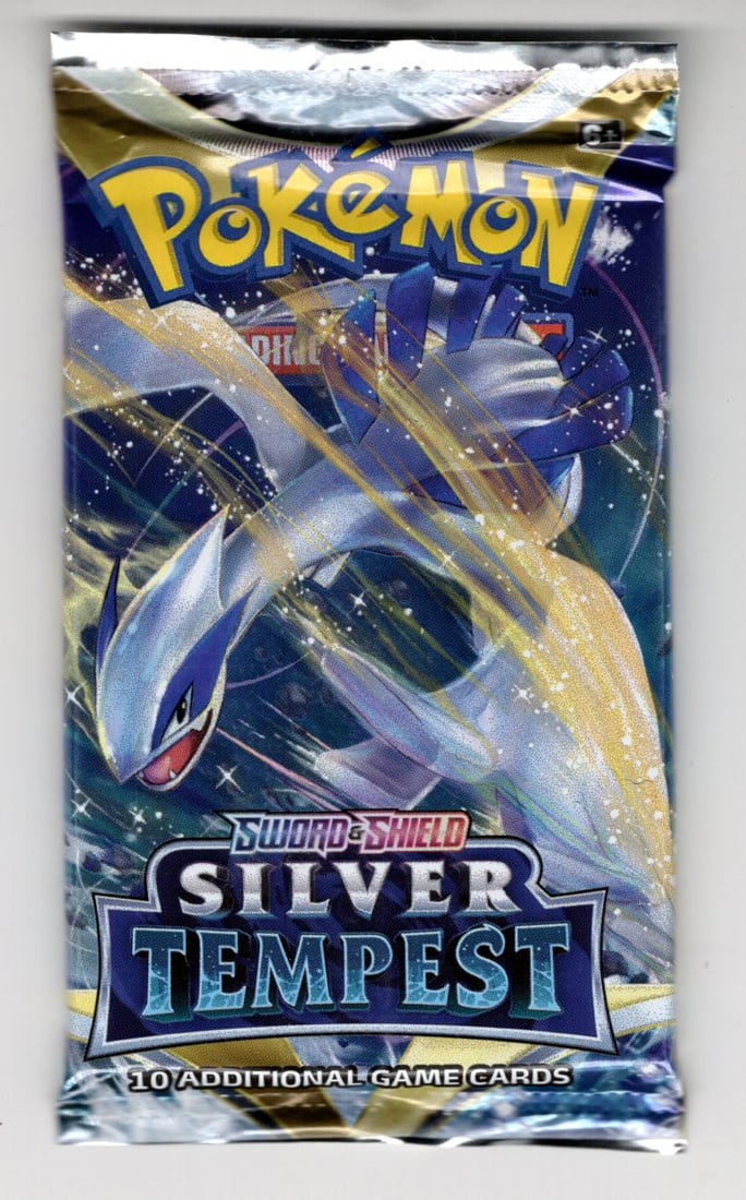 2022 Pokemon Sword & Shield Silver Tempest 10 Card Booster Pack TCG Charizard Pikachu Holo Rare (1 of 1)