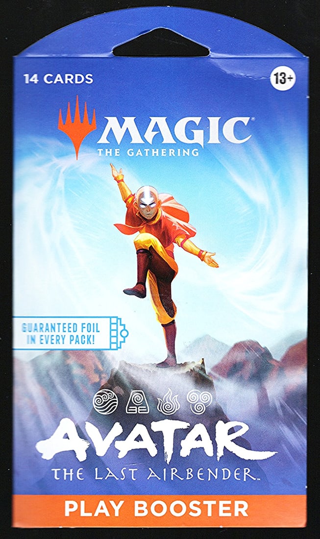 Magic the Gathering Avatar The Last Airbender Play Booster Sleeved Pack-Guaranteed Foil in every: Trading Card Game, TCG, Trading Card Games for Sale Near Me, Collectible Card Game, CCG, Auction Lots for Sale On Line