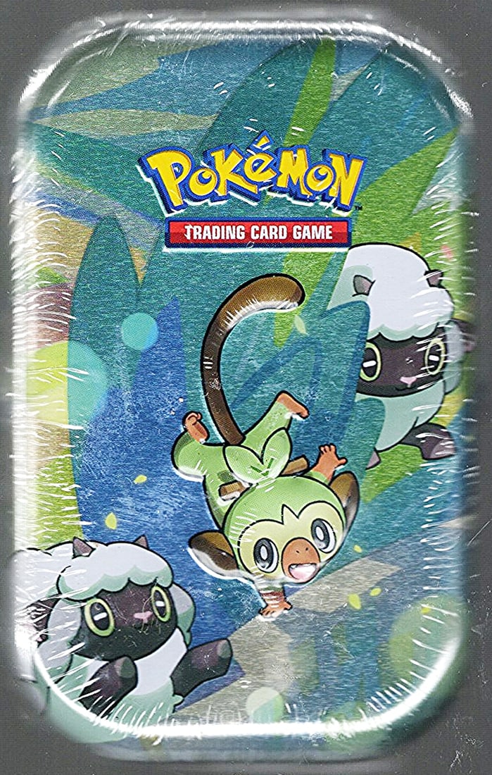 2020 Pokemon Galar Pals Mini Tin: 2 Booster Packs, 1 Art Card & 1 Coin (1 of 2)