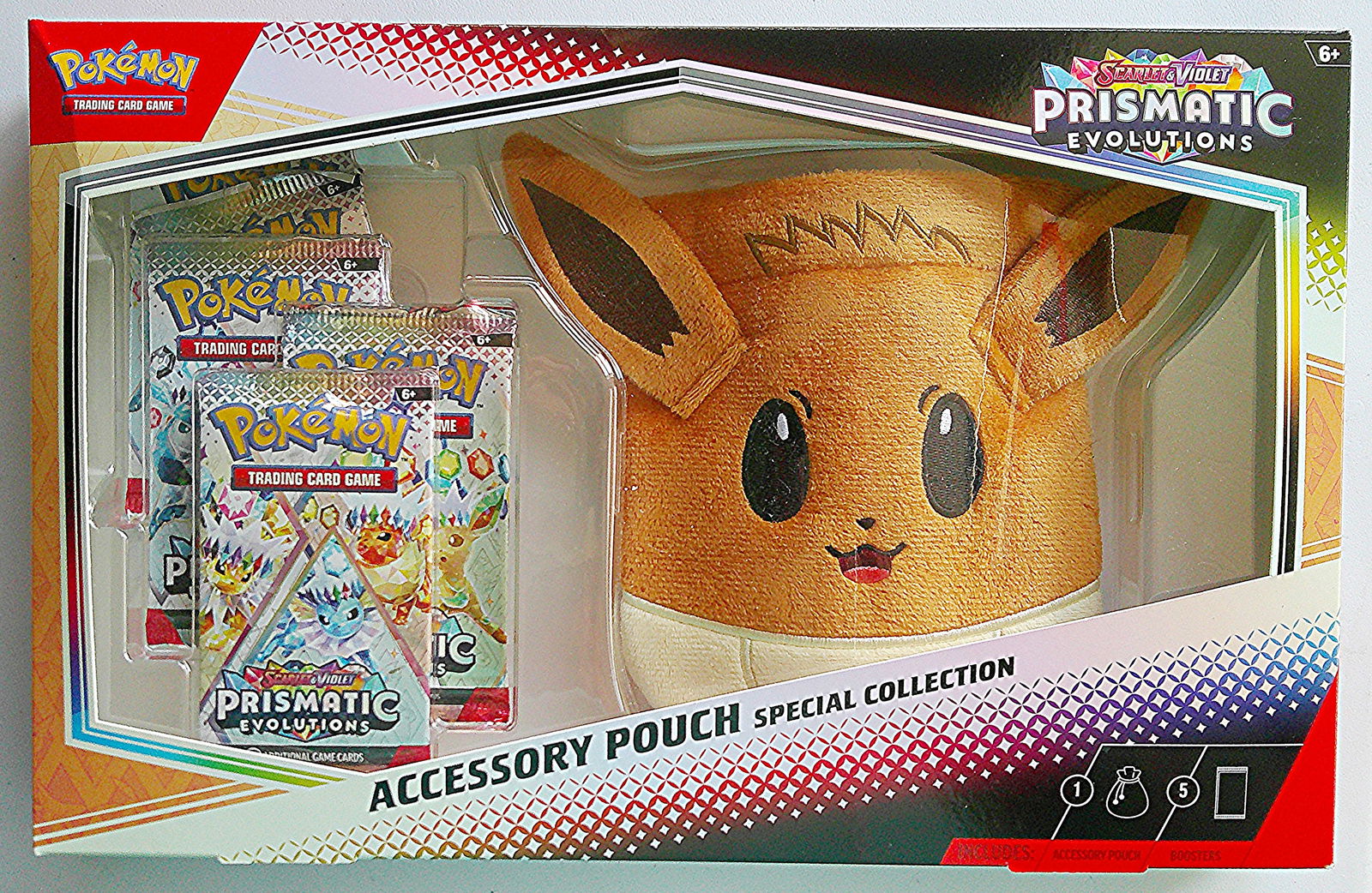 2025 Pokemon Scarlet & Violet Prismatic Evolutions Accessory Pouch Special Collection Box (1 of 2)
