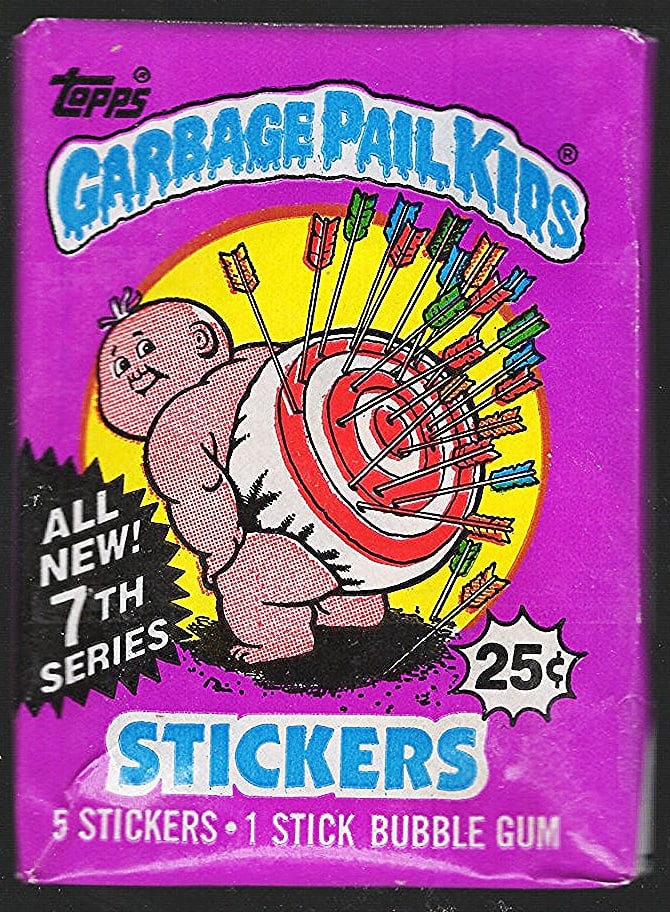 1987 Topps Vintage Garbage Pail Kids Retail Box Wax Pack - 7th Series (1 of 1)