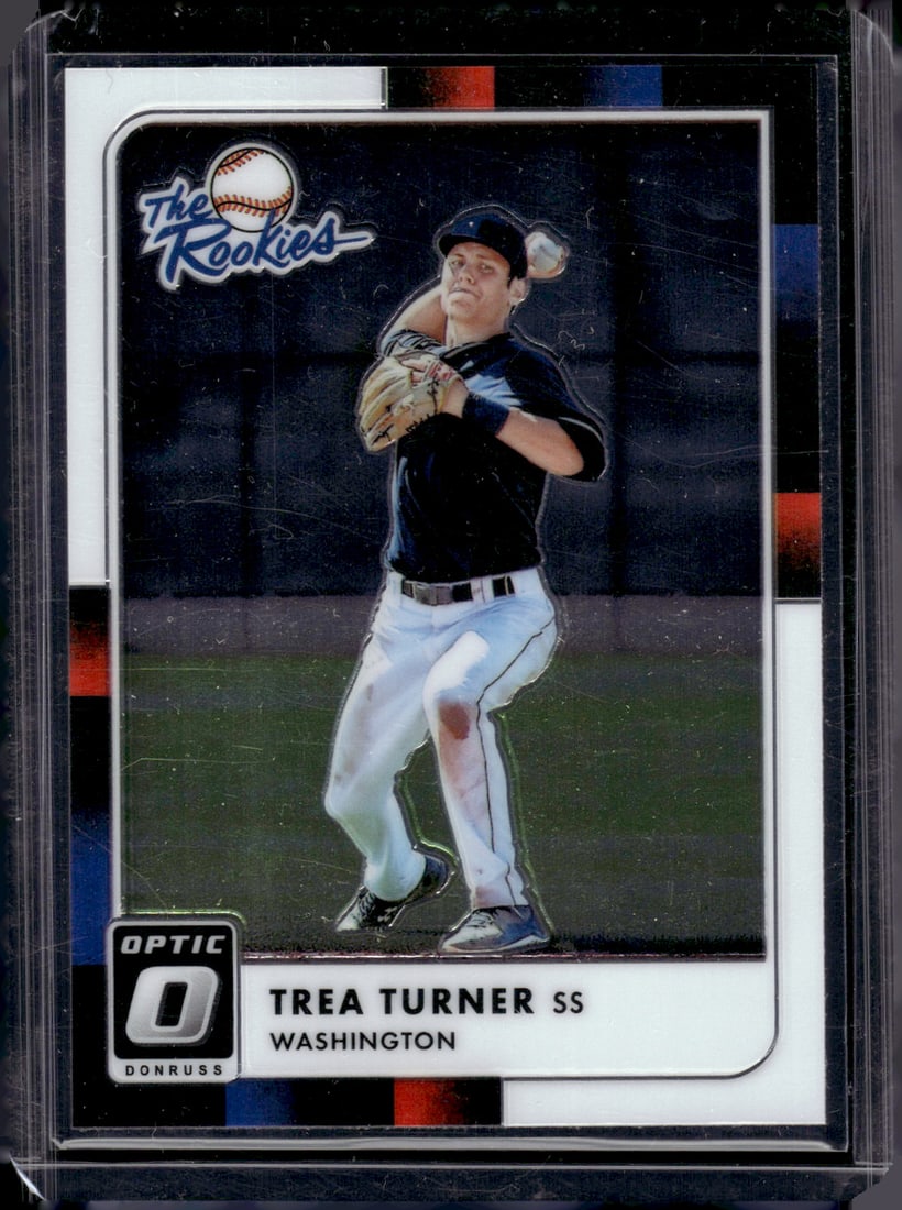 Trea Turner The Rookies 2016 Donruss Optic #TR3 Nationals, Phillies: Donruss Baseball MLB Trading & Sports Cards, Sports Cards for Sale Near Me, Prizm, Mosaic, Select, SP, SSP, Auction Memorabilia Lots for Sale On Line, World Series & Hall of Fame Players, Diamond King