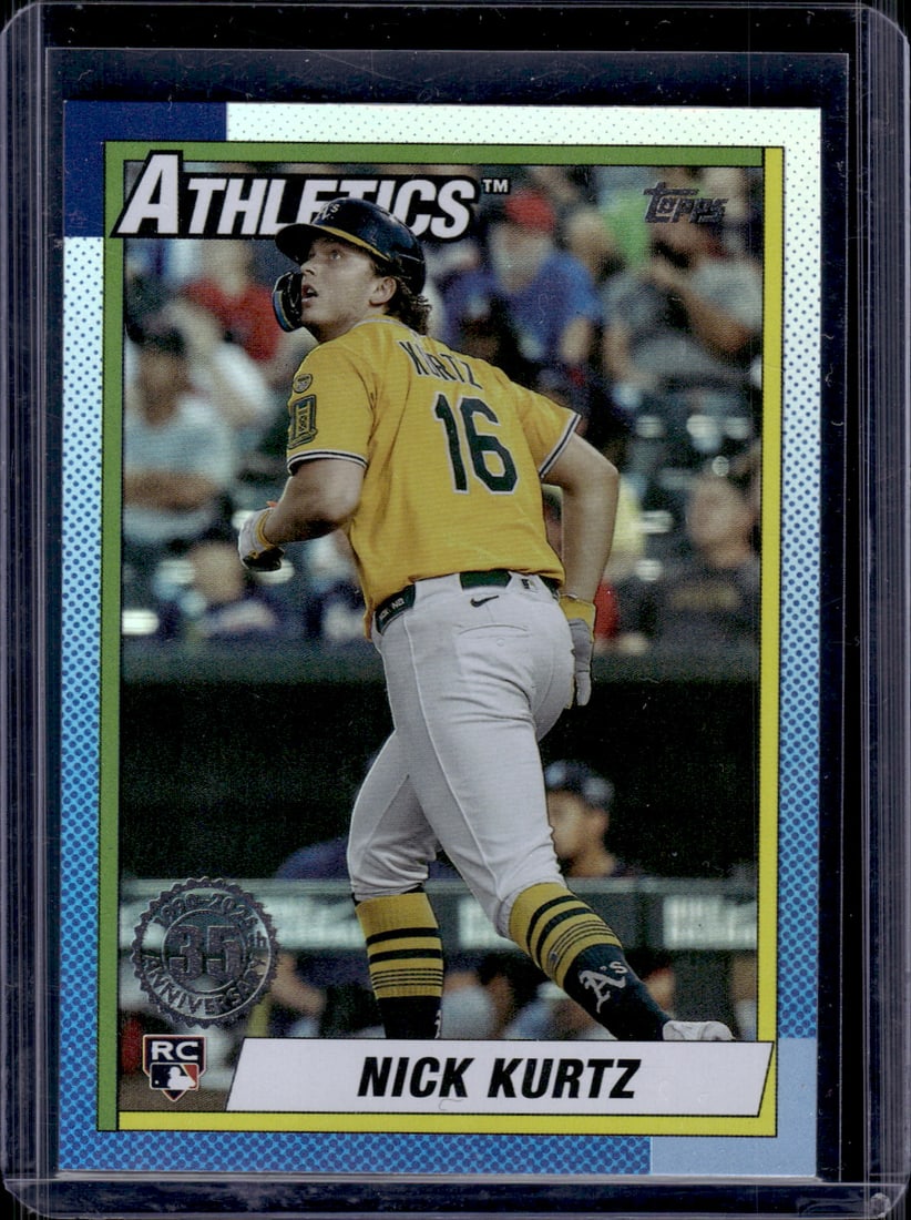 Nick Kurtz Rookie Card Foil 2025 Topps Update #U90-17 Oakland Athletics (1 of 2)