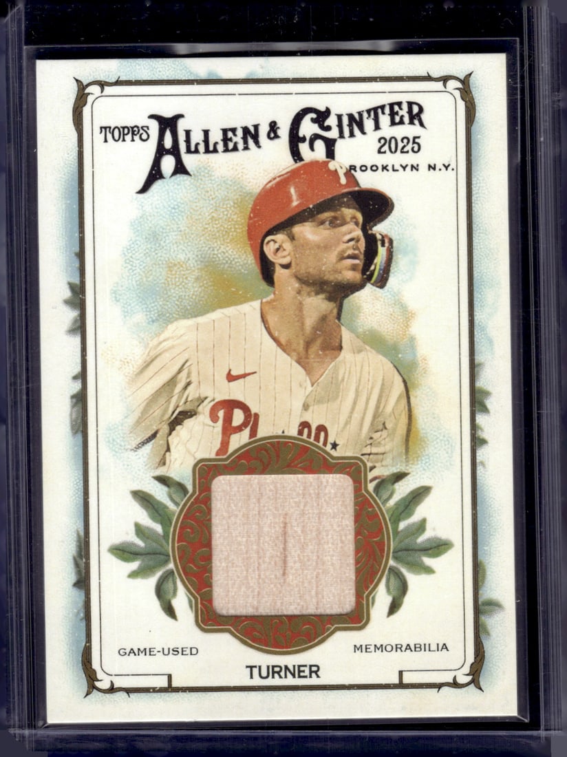 Trea Turner Game Used Bat Patch 2025 Topps Allen & Ginter #AGR-TT Phillies (1 of 2)
