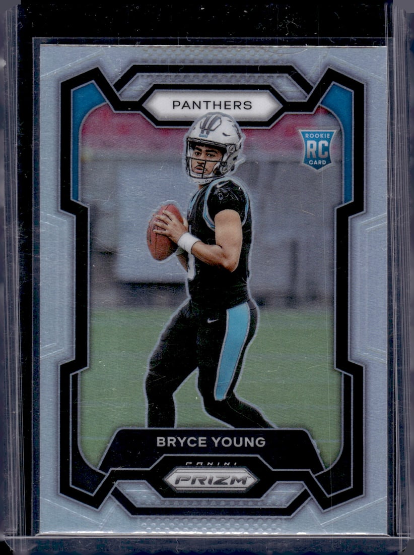 Bryce Young Rookie Card Silver Prizm 2023 Panini Prizm #311 Carolina Panthers (1 of 2)