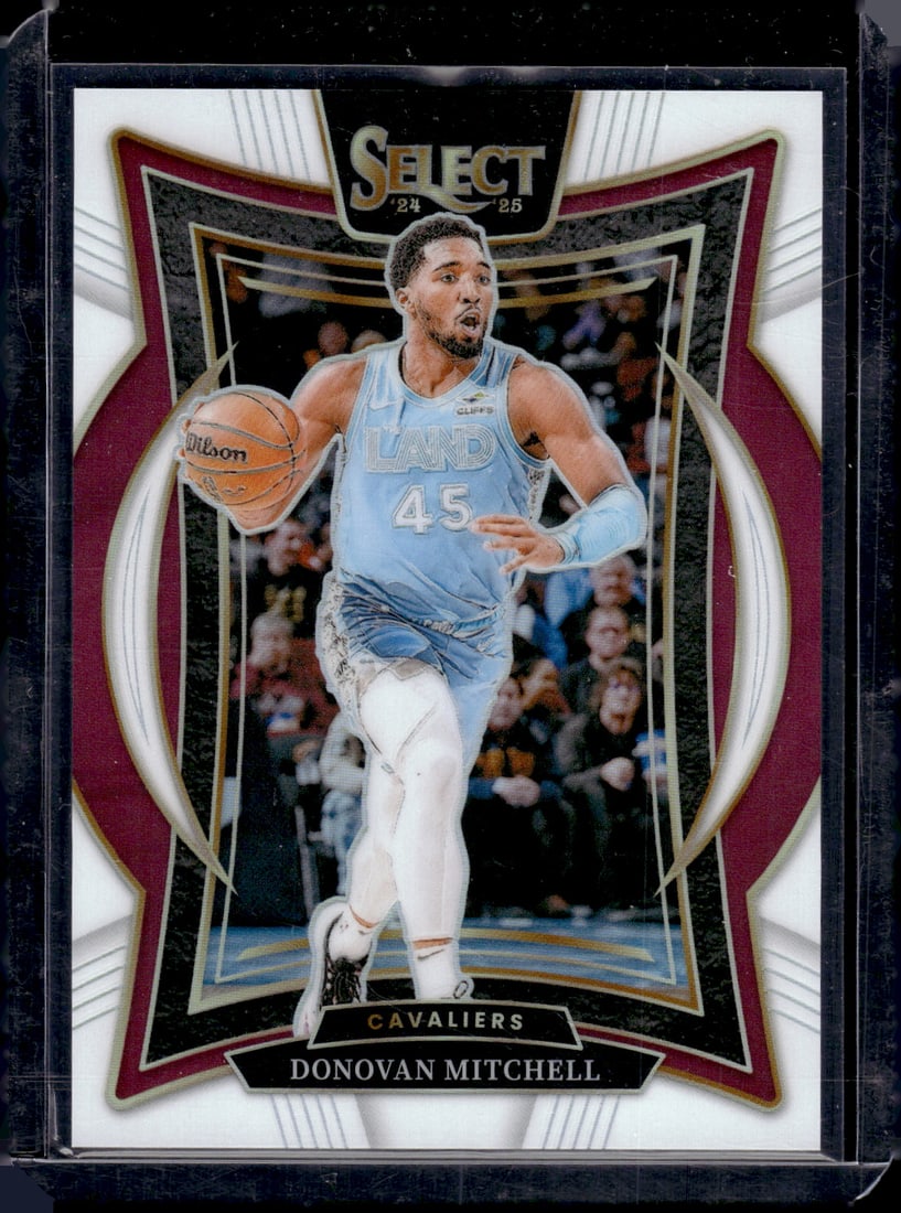 Donovan Mitchell White Prizm /149 2024-25 Select #21 Cleveland Cavaliers (1 of 2)