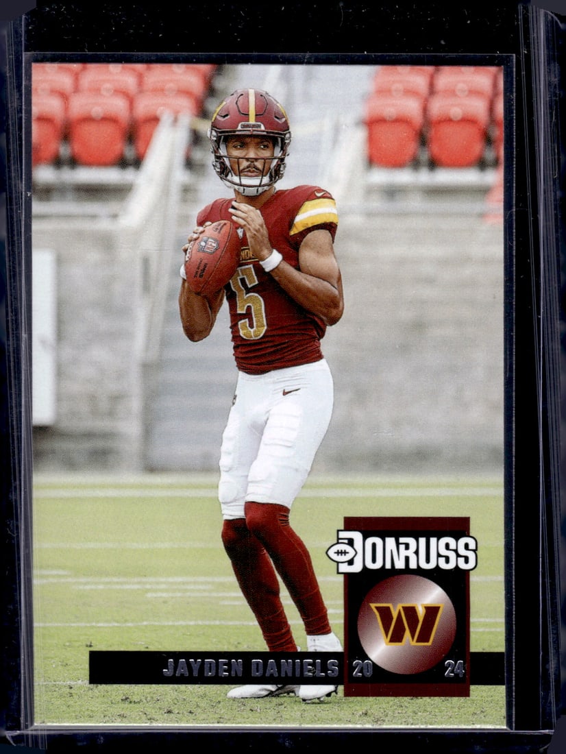 Jayden Daniels Rookie Card Retro 2024 Panini Donruss #22 Washington Commanders (1 of 2)