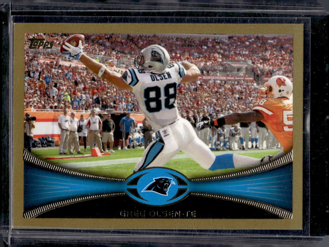 Greg Olsen Gold /2012 2012 Topps #312 Carolina Panthers (1 of 2)