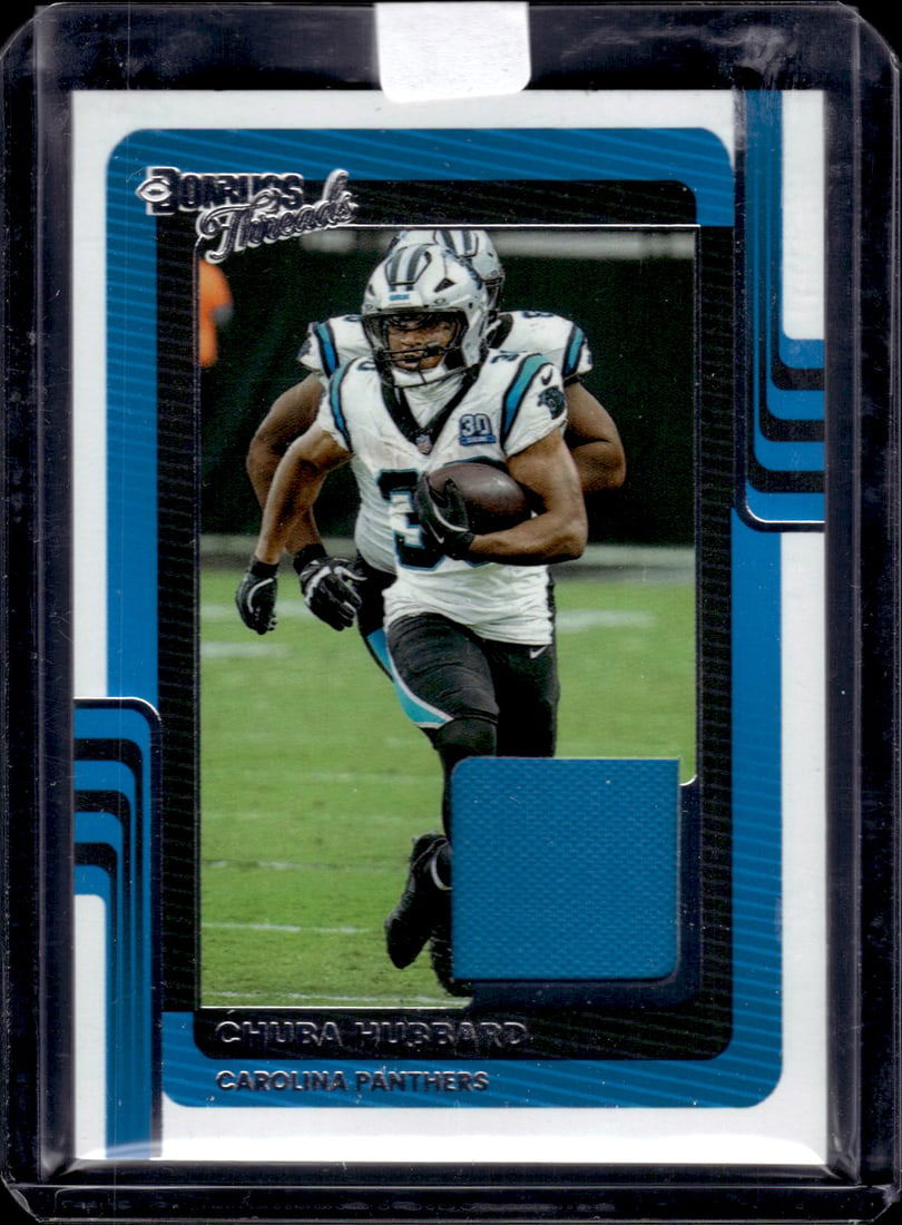 Chuba Hubbard Patch 2025 Donruss #DTH-CHD Carolina Panthers (1 of 2)