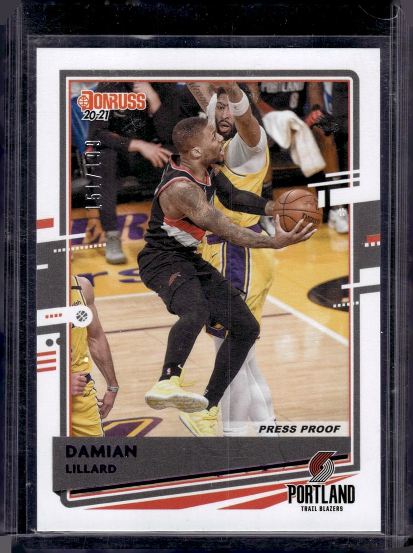 Damian Lillard Purple Press Proof /199 2020-21 Donruss #28 Portland: Donruss Optic Basketball NBA Sports & Trading Cards, SP, SSP, NBA Championship & Hall of Fame Player Cards, Valuable Auction Memorabilia Lots Sold On Line, Sports Cards for Sale Near Me