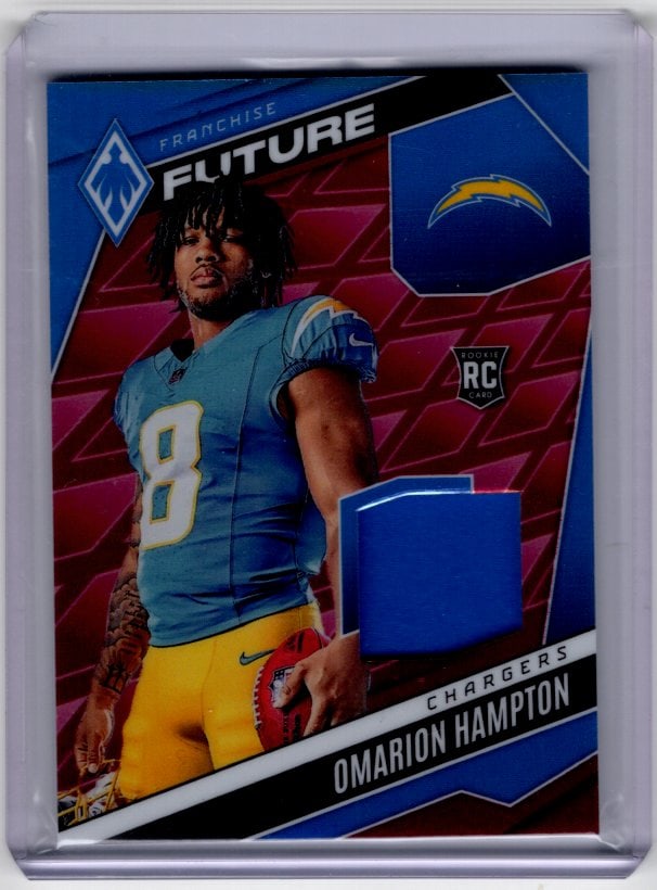 Omarion Hampton Rookie Card Patch /249 2025 Phoenix #FFM-OHN Chargers (1 of 2)