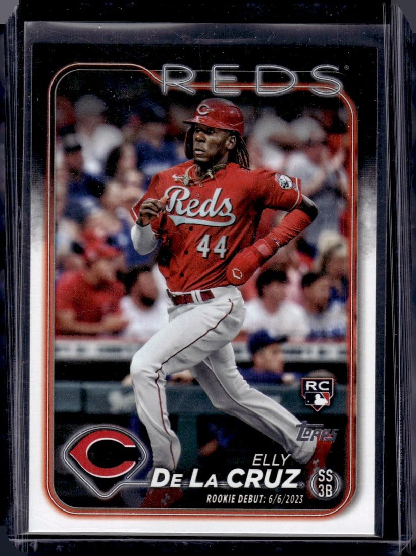 Elly De La Cruz Rookie Card 2024 Topps Update #US350 Cincinnati Reds: Topps Baseball MLB Trading & Sports Cards, Sports Cards for Sale Near Me, World Series & Hall of Fame Players Memorabilia, Refractors, X-Fractors, Numbered, SP, SSP, Valuable Auction Memorabilia Lots 