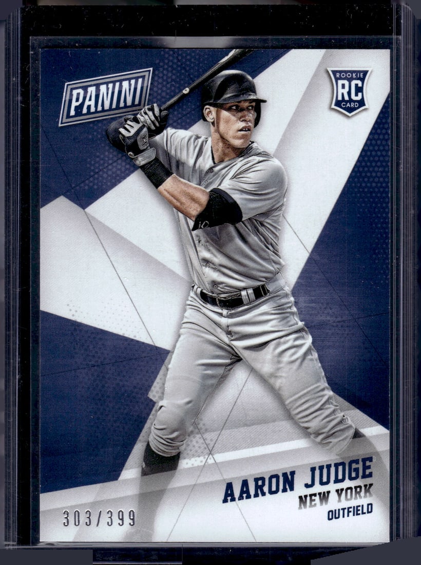 Aaron Judge Rookie Card /399 2017 Panini Black Friday #63 New York Yankees (1 of 2)