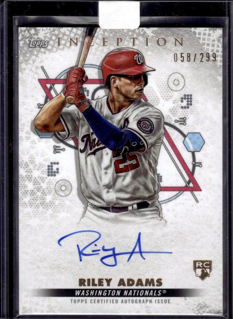 Riley Adams Rookie Auto /299 2022 Topps #BRES-RAS (1 of 2)