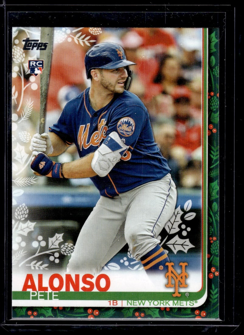 Pete Alonso Rookie Card 2019 Topps Holiday #HW71 New York Mets (1 of 2)