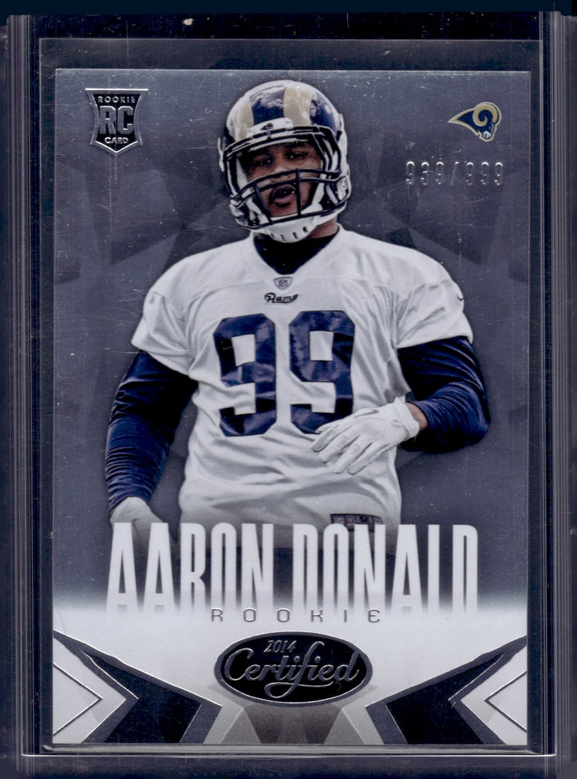 Aaron Donald Rookie Card /999 2014 Panini Certified #101 Rams (1 of 2)