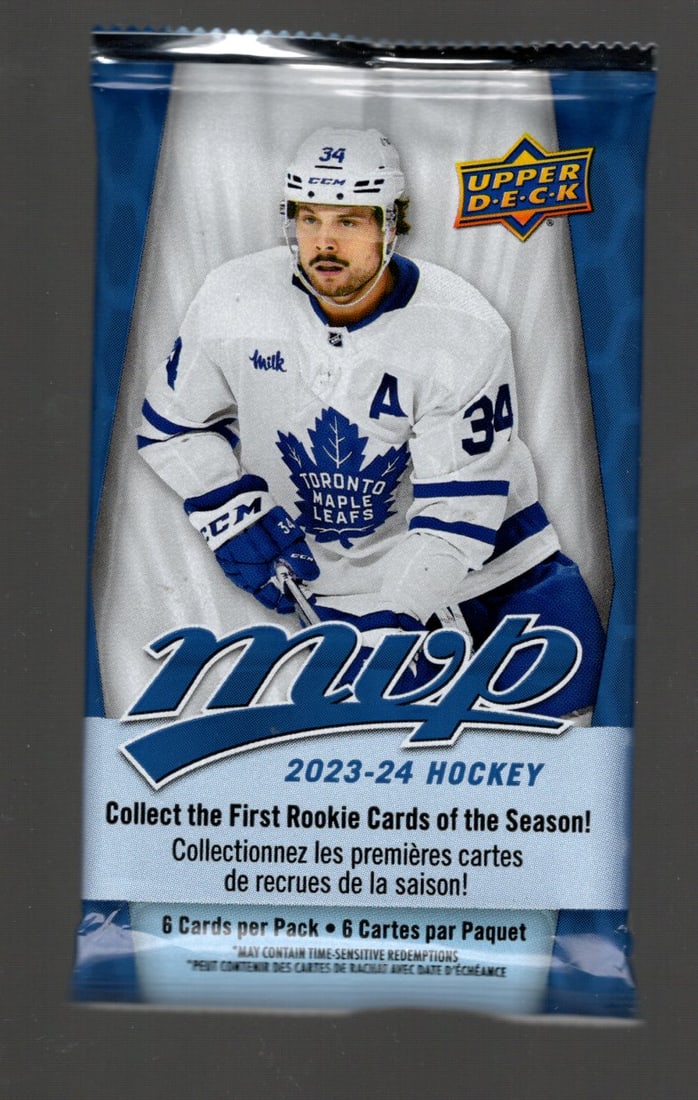 2023-24 Upper Deck MVP Hockey Card Retail Box Pack - Collect all 50 SP Star & Rookie SP Cards (1 of 1)