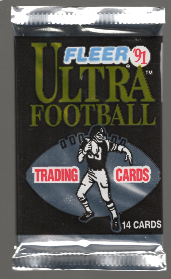 1991 Fleer Ultra Vintage Football Cards Retail Box Pack Sports Cards Rookie Cards (1 of 1)