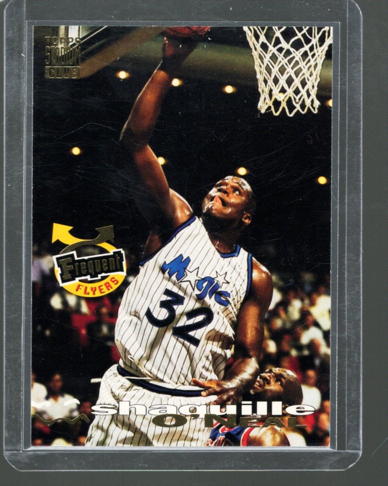 Shaquille O'Neal 1993 Topps Frequent Flyer Insert #358 Vintage NBA Trading Card (1 of 2)