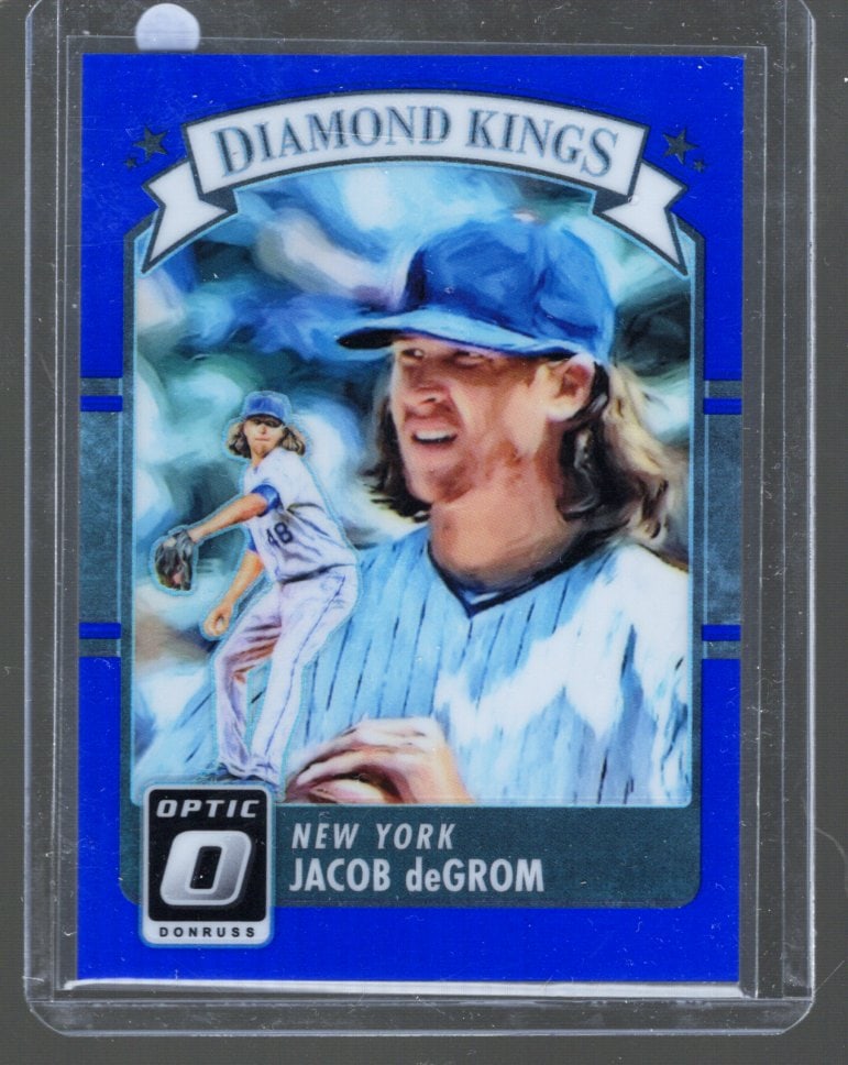 Jacob DeGrom #60/149 Blue Holo Prizm Diamond Kings Donruss Optic #18 (1 of 2)