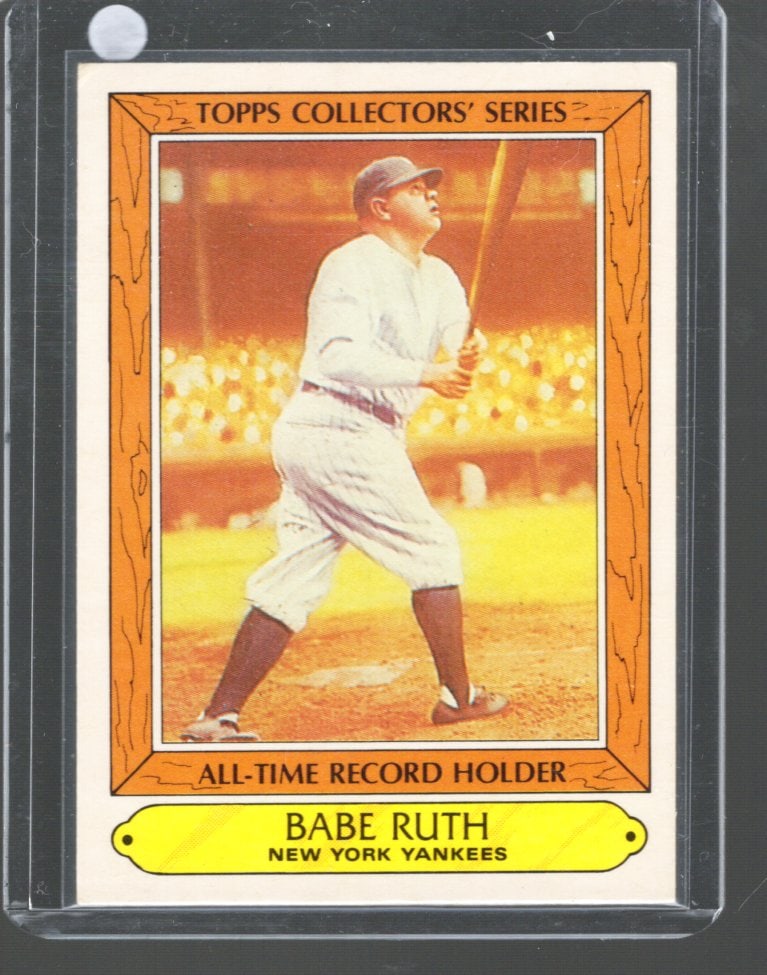 Babe Ruth 1985 Topps Collector's Series All Time Record Holder #31 (1 of 2)