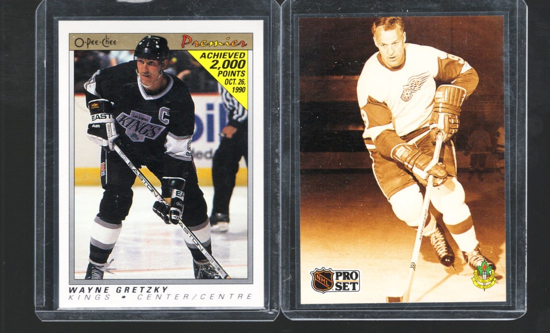 Wayne Gretzky & Gordie Howe Vintage O Pee Chee & Pro Set NHL Hockey Trading Cards: O Pee Chee Vintage NHL Hockey Trading & Sports Cards, Old Sports Cards for Sale Near Me, Stanley Cup & Hall of Fame Players, Valuable Auction Memorabilia Lots for Sale On Line