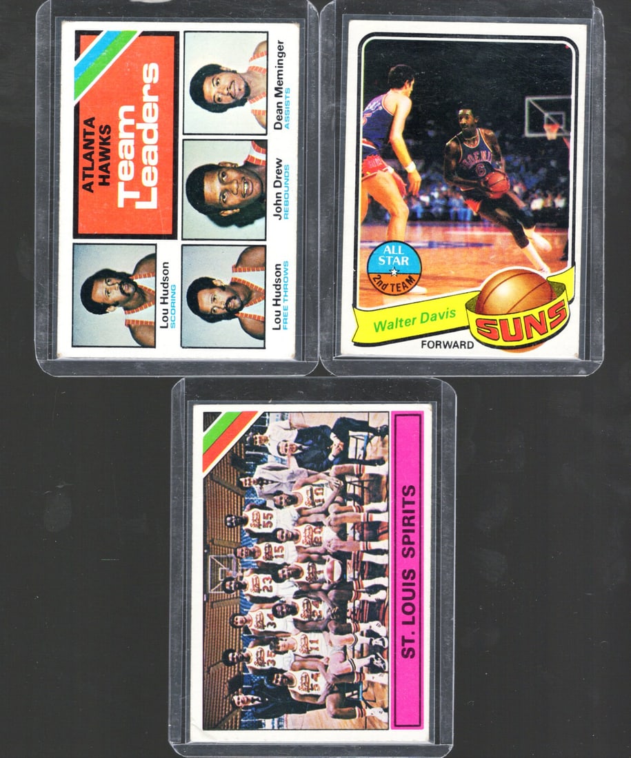 3 - Vintage Topps NBA Basketball Trading Cards: 1971, 1975 and 1980 (1 of 2)