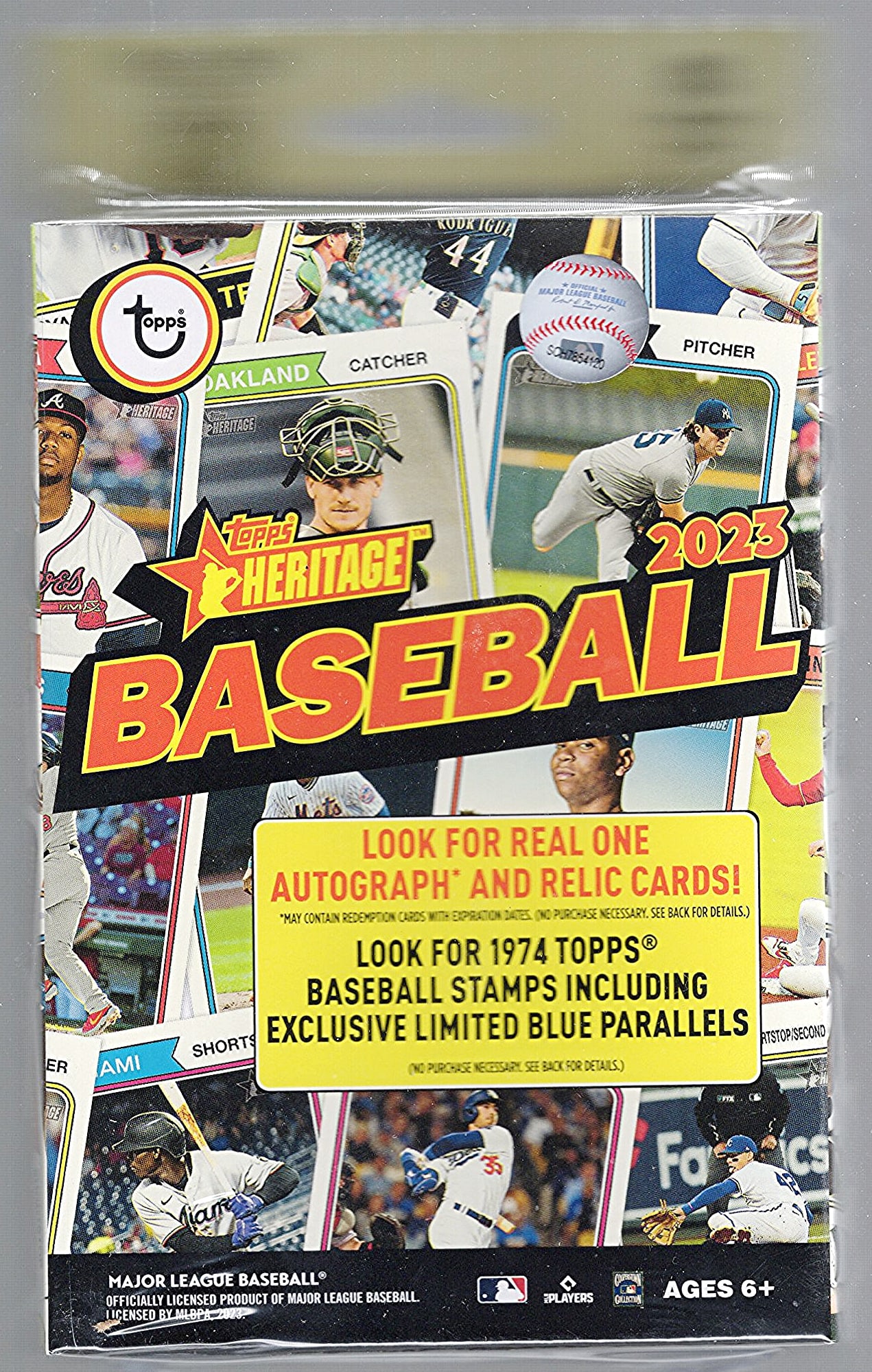 2023 Topps Heritage Baseball Card Hanger Box, Sports Cards, Rookie Cards, MLB Trading Cards (1 of 1)