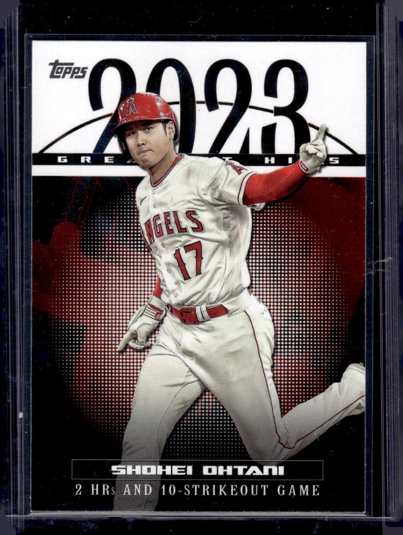 Shohei Ohtani Greatest Hits 2024 Topps #23GH-13 Angels, Dodgers: Topps Baseball MLB Trading & Sports Cards, Sports Cards for Sale Near Me, World Series & Hall of Fame Players Memorabilia, Refractors, X-Fractors, Numbered, SP, SSP, Valuable Auction Memorabilia Lots 