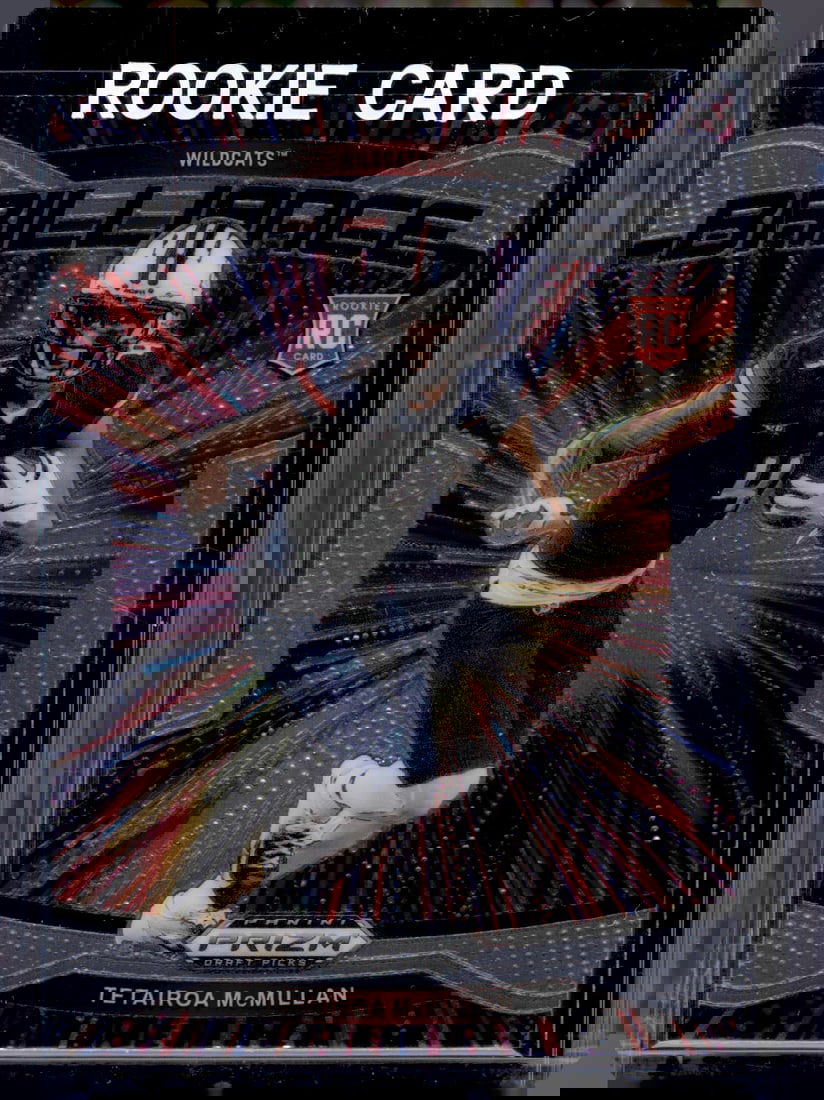 Tetairoa McMillan Rookie Card Brilliance 2025 Prizm Draft Picks #19 Arizona, Panthers: Panini Select, Prizm, Mosaic, Contenders, Zenith, Phoenix, Illusions, Absolute, Rookie NFL Sports Trading Cards, SP, SSP, Cards, Football Cards for Sale Near Me, Superbowl & Hall of Fame Player Cards,