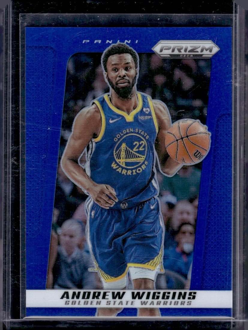 Andrew Wiggins Blue Prizm /149 2024-25 Prizm Deca #37: Panini Select, Prizm, Mosaic, Contenders, Zenith, Phoenix, Illusions, Absolute, Rookie NFL Sports Trading Cards, SP, SSP, Cards, Football Cards for Sale Near Me, Superbowl & Hall of Fame Player Cards,