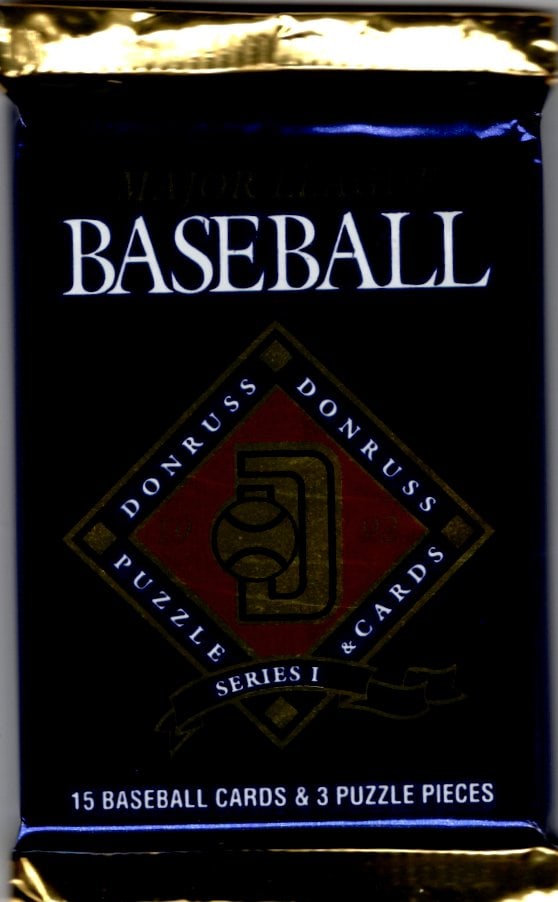 1992 Donruss Basebell Series 1 Sealed 15 Card Pack: Donruss Baseball MLB Trading & Sports Cards, Sports Cards for Sale Near Me, Prizm, Mosaic, Select, SP, SSP, Auction Memorabilia Lots for Sale On Line, World Series & Hall of Fame Players, Diamond King