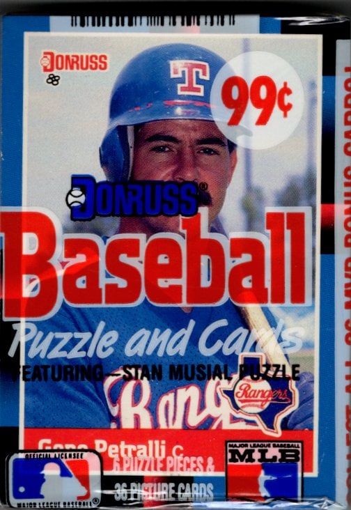 1988 Donruss Baseball 36 Card Fat Pack Sealed: Donruss Baseball MLB Trading & Sports Cards, Sports Cards for Sale Near Me, Prizm, Mosaic, Select, SP, SSP, Auction Memorabilia Lots for Sale On Line, World Series & Hall of Fame Players, Diamond King