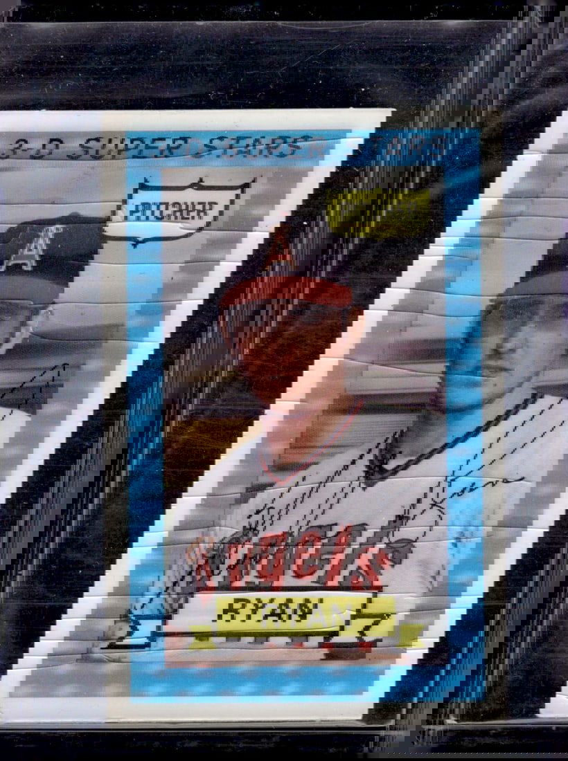 Nolan Ryan 1974 Kellogg's 3-D Super Stars #8 Fornt Has Cracks See Pics (1 of 2)