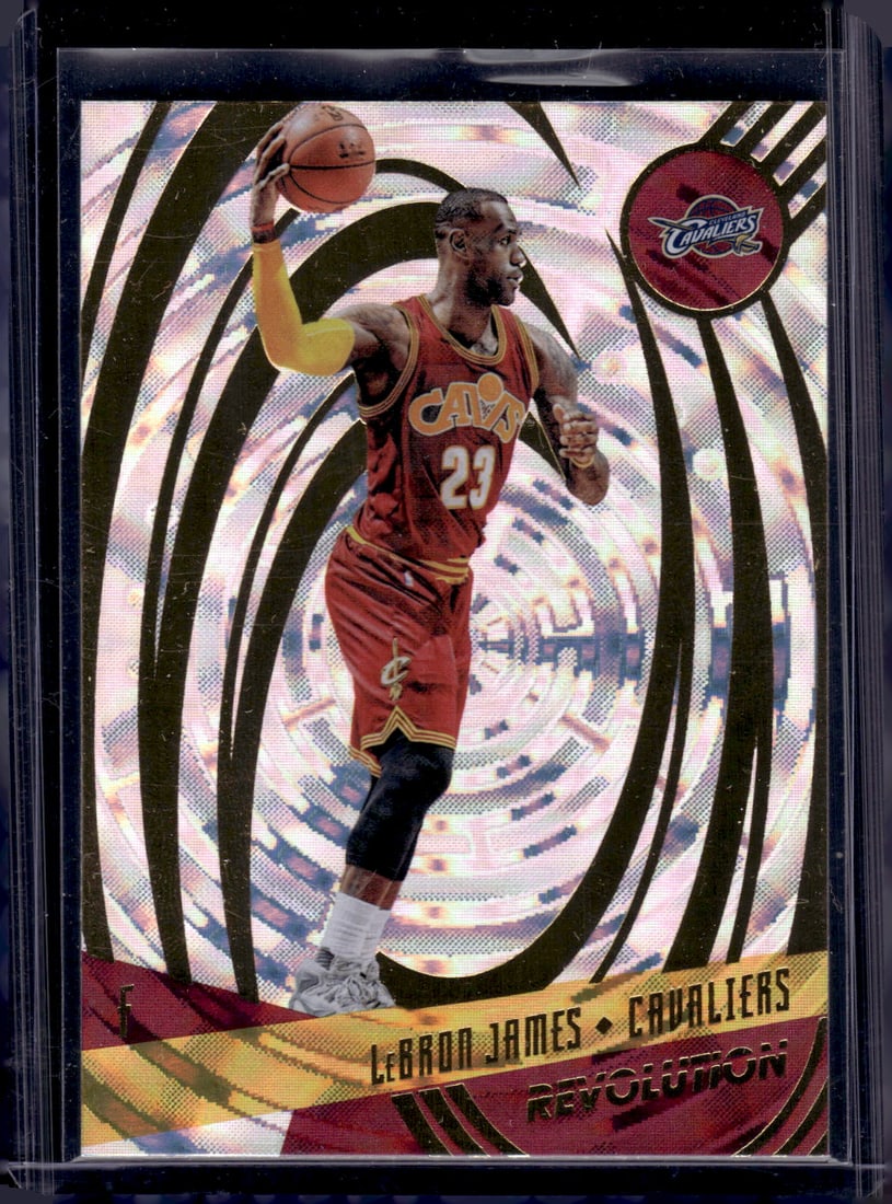 LeBron James Fractal SP 2016-17 Panini Revolution #46 Cavaliers, Lakers (1 of 2)
