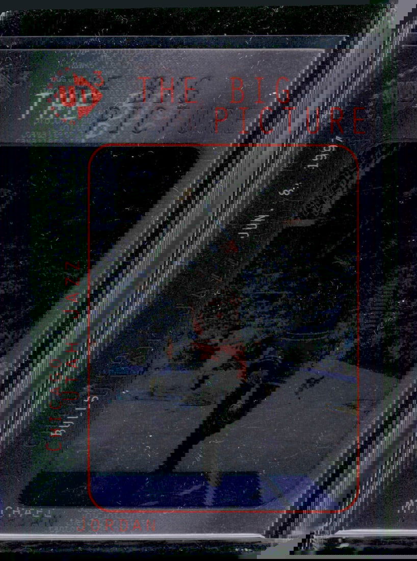 Michael Jordan The Big Picture Acetate 1997 Upper Deck #45 Surface Has Some Scratches (1 of 2)