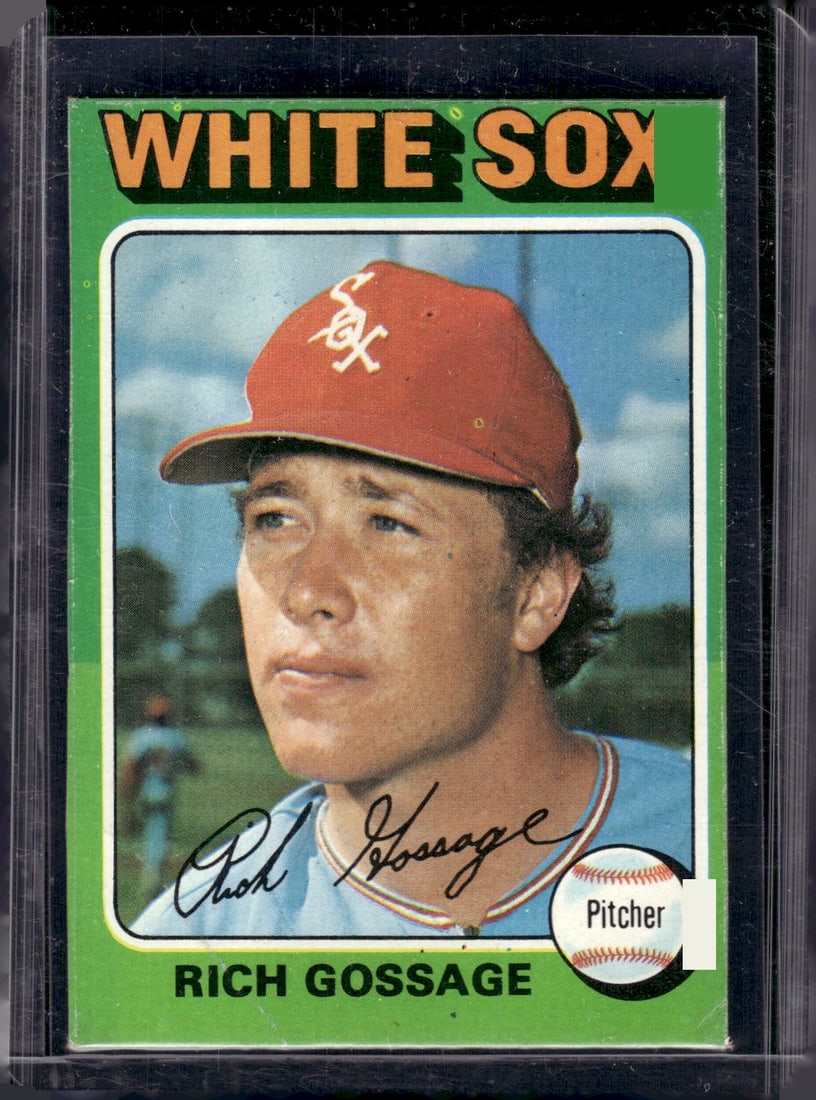 Rich Gossage 1975 Topps #554 White Sox Vintage Baseball Card (1 of 2)