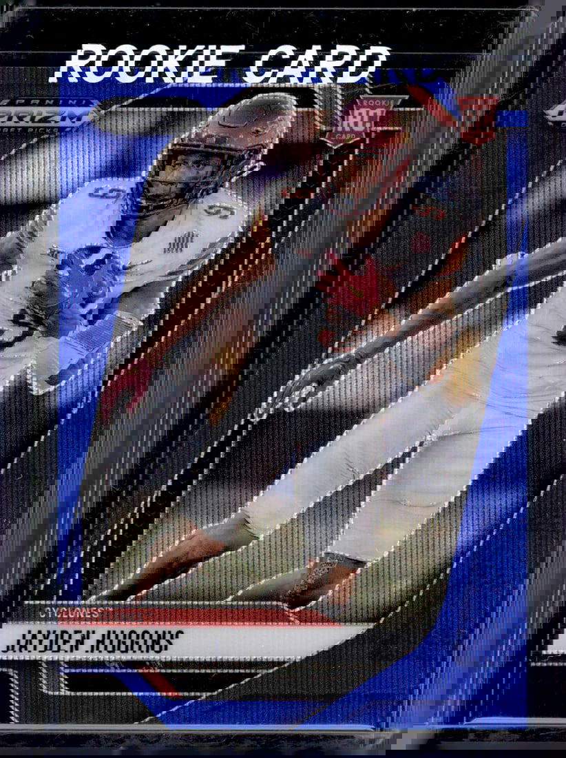 Jayden Higgins Rookie Card Blue Wave /299 2025 Prizm Draft Picks #40 Texans: Panini Select, Prizm, Mosaic, Contenders, Zenith, Phoenix, Illusions, Absolute, Rookie NFL Sports Trading Cards, SP, SSP, Cards, Football Cards for Sale Near Me, Superbowl & Hall of Fame Player Cards,